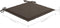 vidaXL - Tuinstoelkussens - 4 - st - 40x40x3 - cm - oxford - stof - taupe