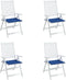 vidaXL - Tuinstoelkussens - 4 - st - 40x40x3 - cm - oxford - stof - koningsblauw