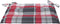 vidaXL - Tuinstoelkussens - 4 - st - 40x40x3 - cm - oxford - stof - ruitpatroon - rood