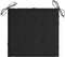 vidaXL - Tuinstoelkussens - 4 - st - 40x40x3 - cm - oxford - stof - zwart