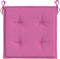 vidaXL - Tuinstoelkussens - 4 - st - 40x40x3 - cm - stof - roze