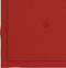 vidaXL - Tuinstoelkussens - 4 - st - 50x50x3 - cm - oxford - stof - rood