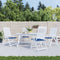 vidaXL - Tuinstoelkussens - 4 - st - 50x50x3 - cm - oxford - stof - koningsblauw