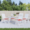 vidaXL - Tuinstoelkussens - 4 - st - 50x50x3 - cm - oxford - stof - rood