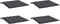 vidaXL - Tuinstoelkussens - 4 - st - 50x50x3 - cm - oxford - stof - antracietkleurig