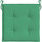vidaXL - Tuinstoelkussens - 4 - st - 50x50x3 - cm - oxford - stof - groen