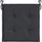 vidaXL - Tuinstoelkussens - 4 - st - 50x50x3 - cm - oxford - stof - zwart