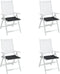 vidaXL - Tuinstoelkussens - 4 - st - 50x50x3 - cm - oxford - stof - zwart