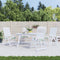 vidaXL - Tuinstoelkussens - 4 - st - 50x50x3 - cm - stof - meerkleurig