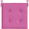 vidaXL - Tuinstoelkussens - 4 - st - 50x50x3 - cm - stof - roze