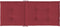 vidaXL - Tuinstoelkussens - 4 - st - hoge - rug - 120x50x3 - cm - stof - wijnrood
