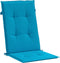 vidaXL - Tuinstoelkussens - 4 - st - hoge - rug - 120x50x3 - cm - stof - blauw