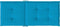 vidaXL - Tuinstoelkussens - 4 - st - hoge - rug - 120x50x3 - cm - stof - blauw