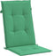 vidaXL - Tuinstoelkussens - 4 - st - hoge - rug - 120x50x3 - cm - stof - groen
