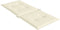 vidaXL - Tuinstoelkussens - 4 - st - hoge - rug - 120x50x3 - cm - stof - crèmekleurig