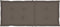 vidaXL - Tuinstoelkussens - 4 - st - hoge - rug120x50x3 - cm - stof - taupe