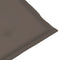 vidaXL - Tuinstoelkussens - 4 - st - hoge - rug120x50x3 - cm - stof - taupe
