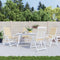 vidaXL - Tuinstoelkussens - 4 - st - hoge - rug120x50x3 - cm - stof - beige