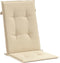 vidaXL - Tuinstoelkussens - 4 - st - hoge - rug120x50x3 - cm - stof - beige
