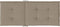 vidaXL - Tuinstoelkussens - 4 - st - hoge - rug120x50x3 - cm - stof - taupe