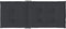 vidaXL - Tuinstoelkussens - 4 - st - hoge - rug120x50x3 - cm - stof - zwart