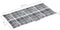vidaXL - Tuinstoelkussens - 6 - st - 100x50x3 - cm - oxford - stof - ruitpatroon - grijs