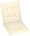 vidaXL - Tuinstoelkussens - 6 - st - 100x50x3 - cm - oxford - stof - crèmekleurig