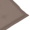 vidaXL - Tuinstoelkussens - 6 - st - 100x50x3 - cm - oxford - stof - taupe