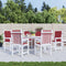 vidaXL - Tuinstoelkussens - 6 - st - 100x50x3 - cm - oxford - stof - wijnrood