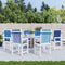 vidaXL - Tuinstoelkussens - 6 - st - 100x50x3 - cm - oxford - stof - koningsblauw