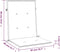 vidaXL - Tuinstoelkussens - 6 - st - 100x50x3 - cm - oxford - stof - blauw