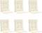 vidaXL - Tuinstoelkussens - 6 - st - 100x50x3 - cm - oxford - stof - crèmekleurig