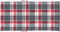 vidaXL - Tuinstoelkussens - 6 - st - 100x50x3 - cm - oxford - stof - ruitpatroon - rood
