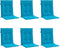 vidaXL - Tuinstoelkussens - 6 - st - 100x50x3 - cm - oxford - stof - blauw