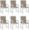 vidaXL - Tuinstoelkussens - 6 - st - 100x50x3 - cm - oxford - stof - taupe