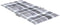 vidaXL - Tuinstoelkussens - 6 - st - 100x50x3 - cm - oxford - stof - ruitpatroon - grijs