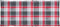 vidaXL - Tuinstoelkussens - 6 - st - 120x50x3 - cm - stof - ruitpatroon - rood