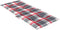 vidaXL - Tuinstoelkussens - 6 - st - 120x50x3 - cm - stof - ruitpatroon - rood
