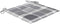 vidaXL - Tuinstoelkussens - 6 - st - 40x40x3 - cm - oxford - stof - ruitpatroon - grijs