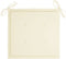 vidaXL - Tuinstoelkussens - 6 - st - 40x40x3 - cm - oxford - stof - crèmekleurig