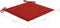 vidaXL - Tuinstoelkussens - 6 - st - 40x40x3 - cm - oxford - stof - rood