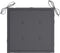 vidaXL - Tuinstoelkussens - 6 - st - 40x40x3 - cm - oxford - stof - antracietkleurig
