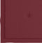 vidaXL - Tuinstoelkussens - 6 - st - 40x40x3 - cm - oxford - stof - wijnrood