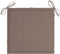 vidaXL - Tuinstoelkussens - 6 - st - 40x40x3 - cm - oxford - stof - taupe