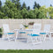 vidaXL - Tuinstoelkussens - 6 - st - 40x40x3 - cm - oxford - stof - blauw