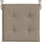 vidaXL - Tuinstoelkussens - 6 - st - 40x40x3 - cm - oxford - stof - taupe