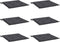 vidaXL - Tuinstoelkussens - 6 - st - 40x40x3 - cm - oxford - stof - antracietkleurig