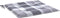 vidaXL - Tuinstoelkussens - 6 - st - 40x40x3 - cm - oxford - stof - ruitpatroon - grijs