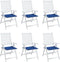 vidaXL - Tuinstoelkussens - 6 - st - 40x40x3 - cm - oxford - stof - koningsblauw
