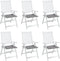 vidaXL - Tuinstoelkussens - 6 - st - 40x40x3 - cm - oxford - stof - grijs